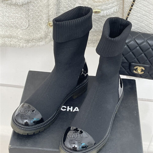 High Quality Luxury Chanel Autumn And Winter New Socks Boots – Style 02086 alternate view
