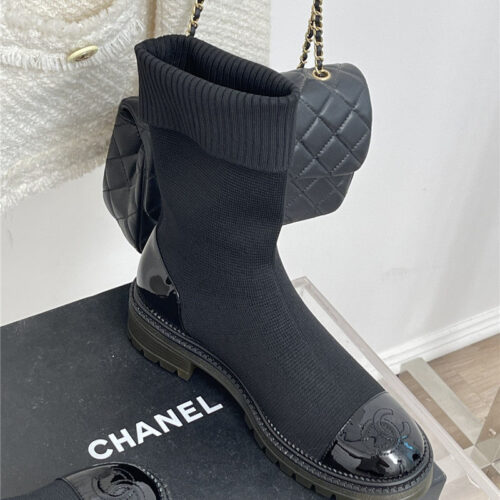 High Quality Luxury Chanel Autumn And Winter New Socks Boots – Style 02086 product detail
