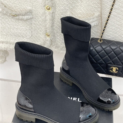 High Quality Luxury Chanel Autumn And Winter New Socks Boots – Style 02086 product detail