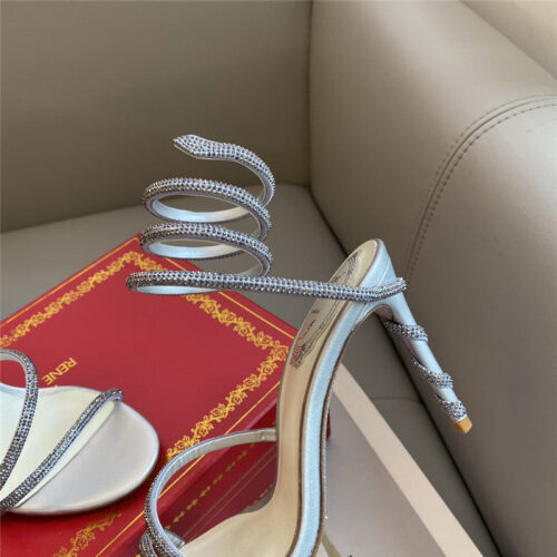 High Quality Luxury Rene Caovilla Snake Band Sandals – Style 20422 product detail