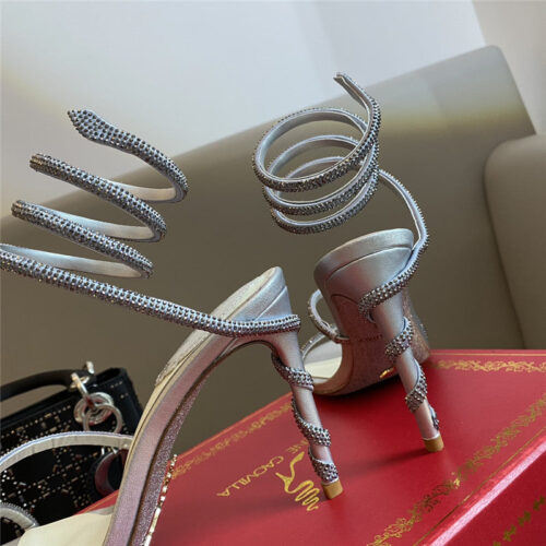 High Quality Luxury Rene Caovilla Snake Band Sandals – Style 20422 product detail