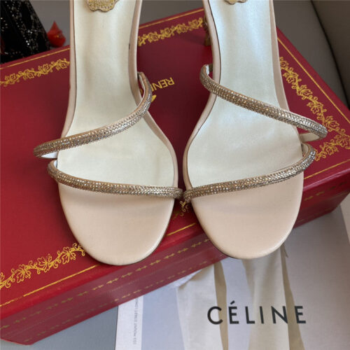 High Quality Luxury Rene Caovilla Snake Band Sandals – Style 18726 product detail