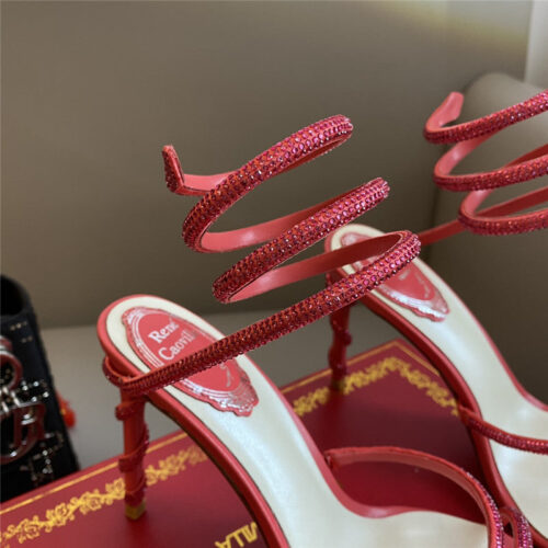 High Quality Luxury Rene Caovilla Snake Band Sandals – Style 46406 product detail