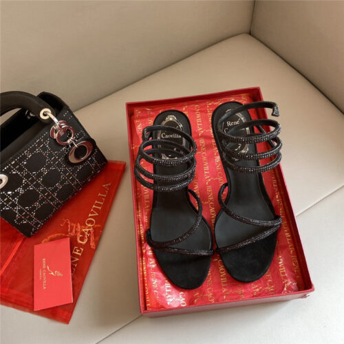 High Quality Luxury Rene Caovilla Snake Band Sandals – Style 41318 product detail