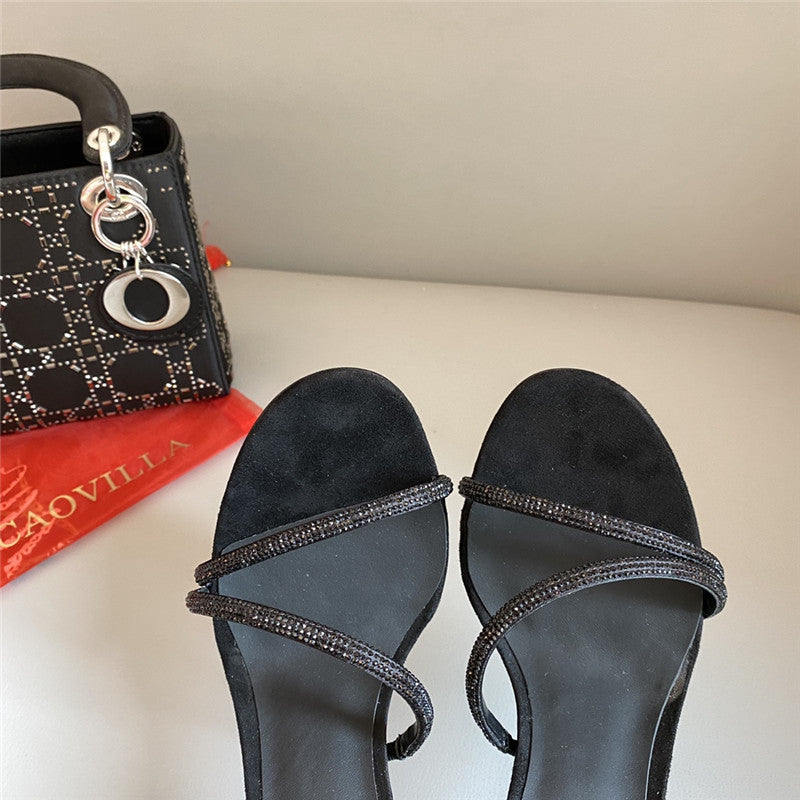 High Quality Luxury Rene Caovilla Snake Band Sandals – Style 41318 product detail