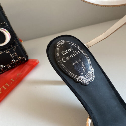 High Quality Luxury Rene Caovilla Snake Band Sandals – Style 05158 product detail