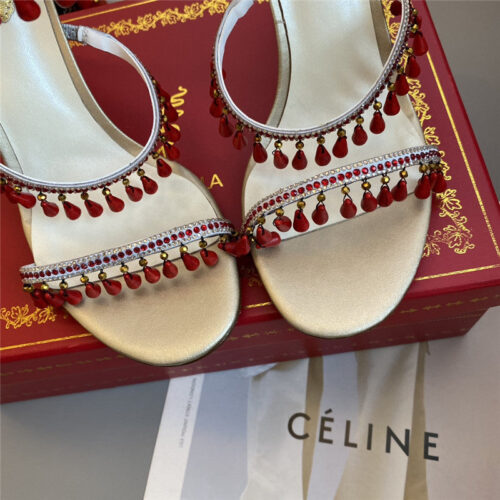 High Quality Luxury Rene Caovilla Classic Snake Wrap Sandals – Style 97830 product detail