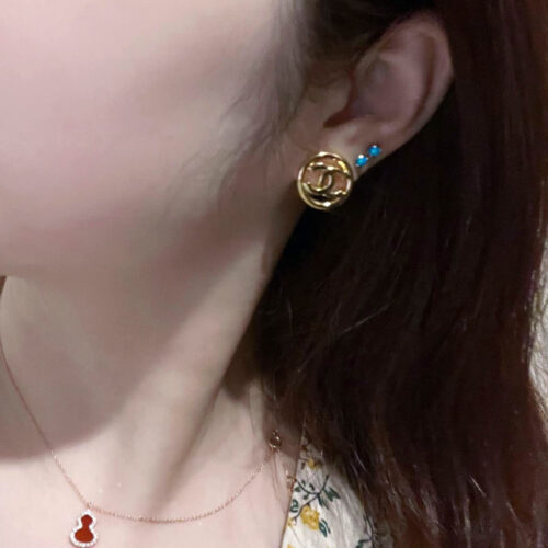 High Quality Luxury Chanel Small Fragrant Earrings product detail