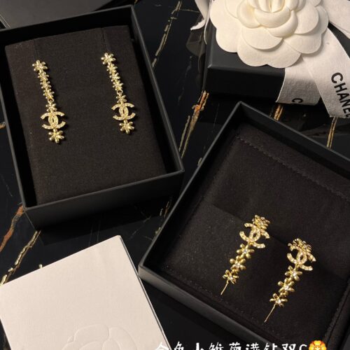 High Quality Luxury Chanel Small Incense Earrings – Style 50453 product detail