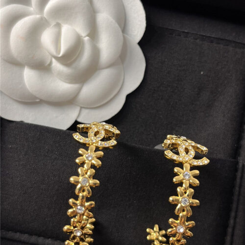 High Quality Luxury Chanel Small Incense Earrings