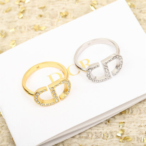 High Quality Luxury Dior Cd Letter Ring alternate view
