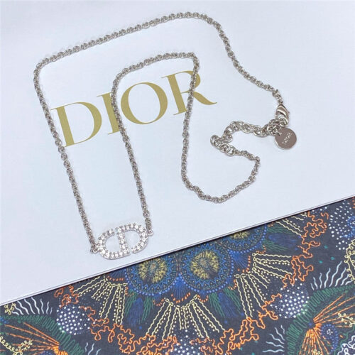 High Quality Luxury Dior Cd Diamond Necklace alternate view