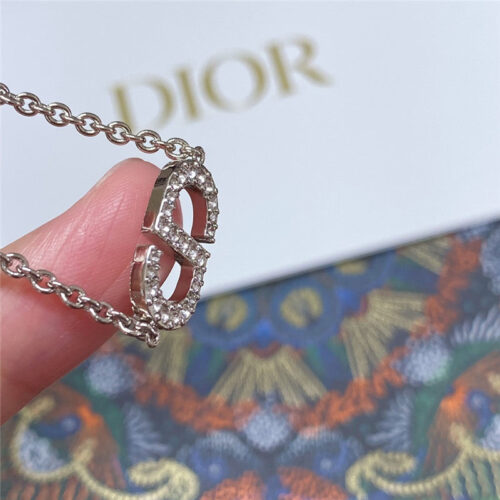 High Quality Luxury Dior Cd Diamond Necklace product detail