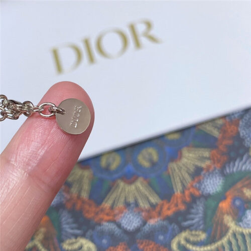 High Quality Luxury Dior Cd Diamond Necklace product detail