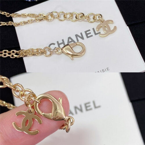 High Quality Luxury Chanel Double C Pendant Star Pearl Bracelet product detail