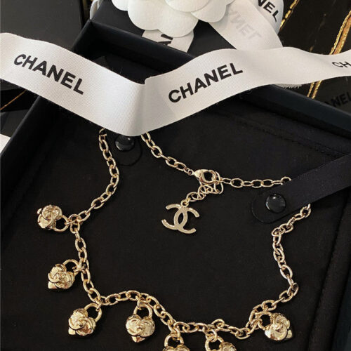 High Quality Luxury Chanel Chain And Heart Necklace