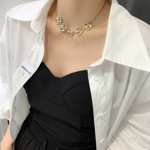 High Quality Luxury Chanel 5 Love Necklaces product detail
