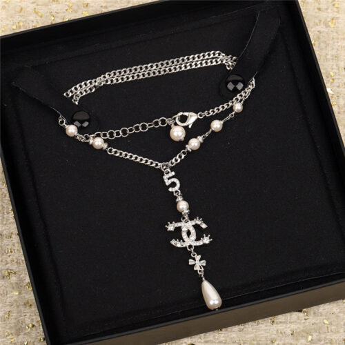High Quality Luxury Chanel Fragrance Necklace – Style 49981