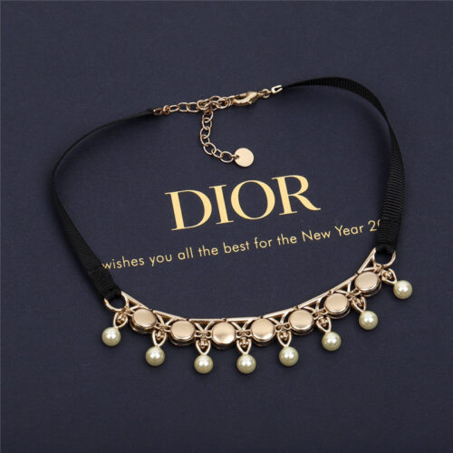 High Quality Luxury Dior Multi-Mirror Beads Web Necklace product detail