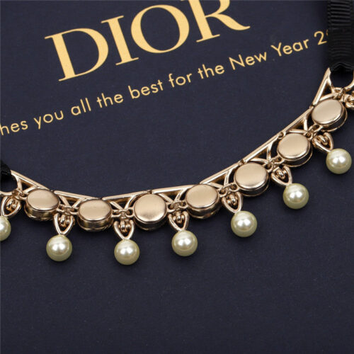 High Quality Luxury Dior Multi-Mirror Beads Web Necklace product detail