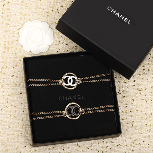 High Quality Luxury Chanel Drop Oil Double C Necklace product detail
