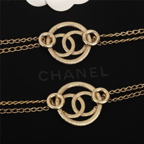 High Quality Luxury Chanel Drop Oil Double C Necklace product detail