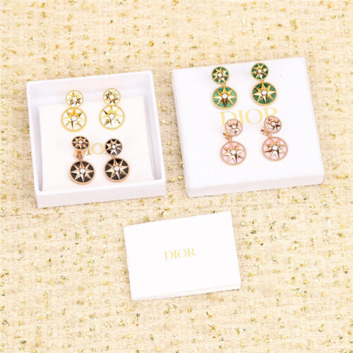 High Quality Luxury Dior Compass Earrings
