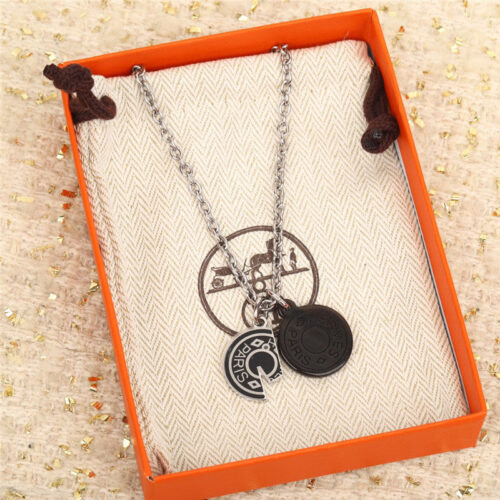 High Quality Luxury Hermes Horse Head Necklace