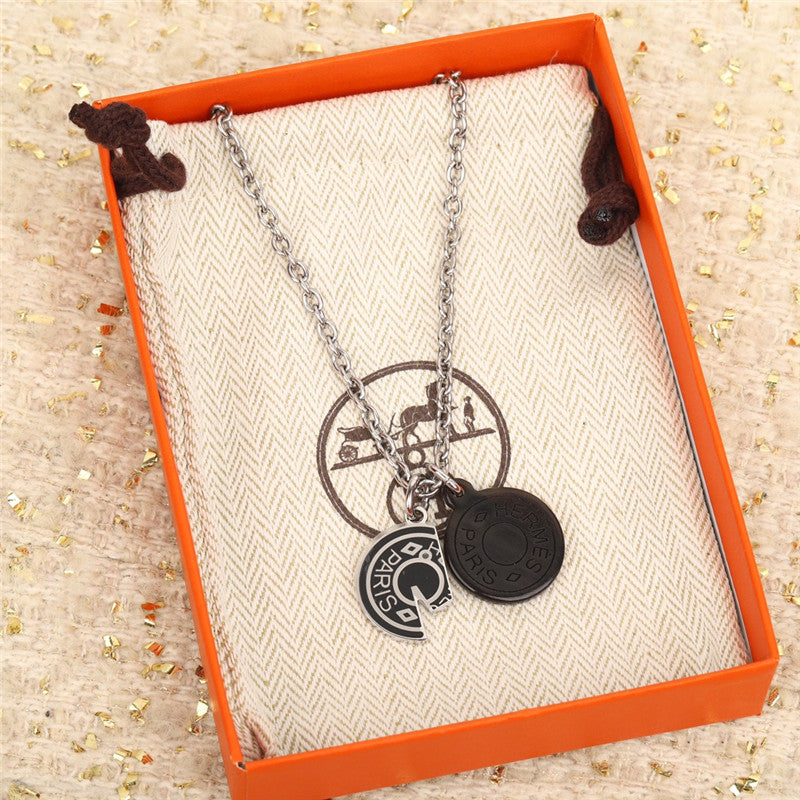 High Quality Luxury Hermes Horse Head Necklace