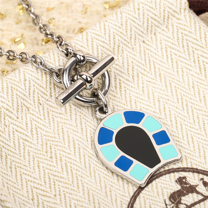 High Quality Luxury Hermes Metal Chain Necklace product detail