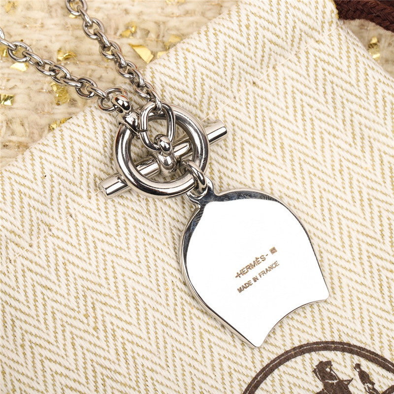 High Quality Luxury Hermes Metal Chain Necklace product detail