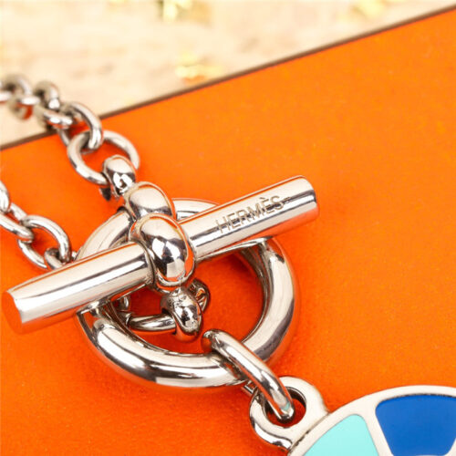 High Quality Luxury Hermes Metal Chain Necklace product detail