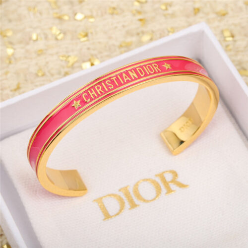 High Quality Luxury Dior D Letter Open Bracelet – Style 50683 alternate view