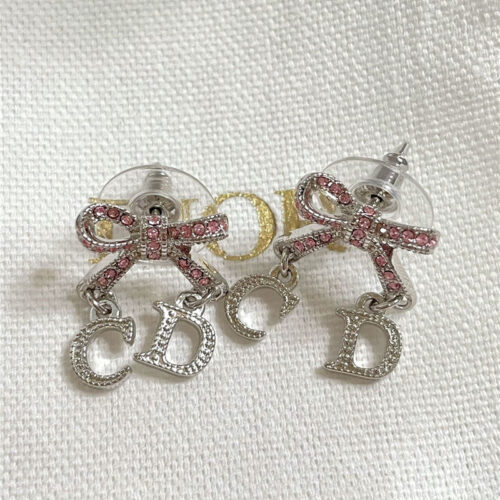 High Quality Luxury Dior Bow Earrings product detail
