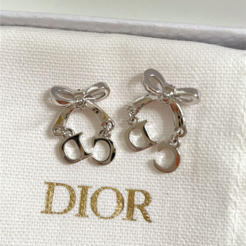 High Quality Luxury Dior Bow Earrings product detail