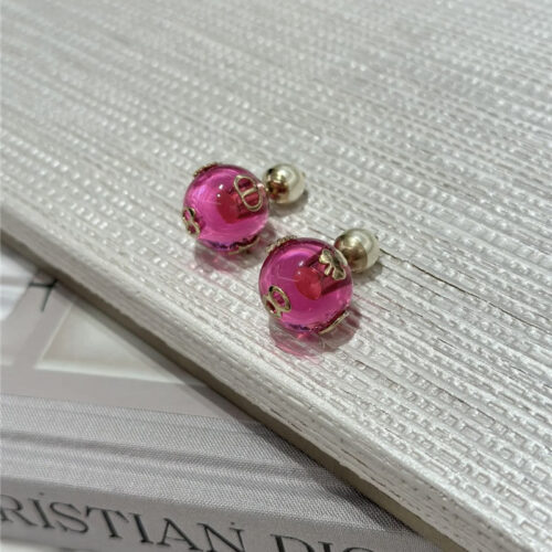 High Quality Luxury Dior Powder Bead Multi-Accessory Stud Earrings product detail