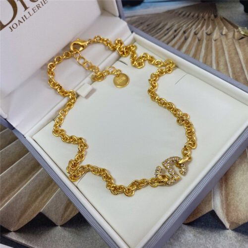 High Quality Luxury Dior Cd Chain Necklace product detail