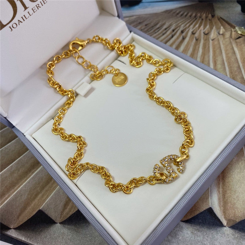 High Quality Luxury Dior Cd Chain Necklace product detail