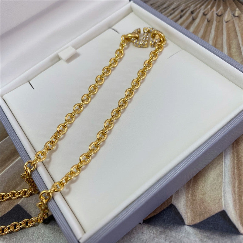 High Quality Luxury Dior Cd Chain Necklace product detail