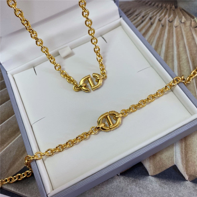 High Quality Luxury Dior Cd Chain Necklace product detail