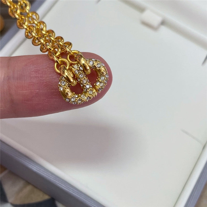 High Quality Luxury Dior Cd Chain Necklace product detail