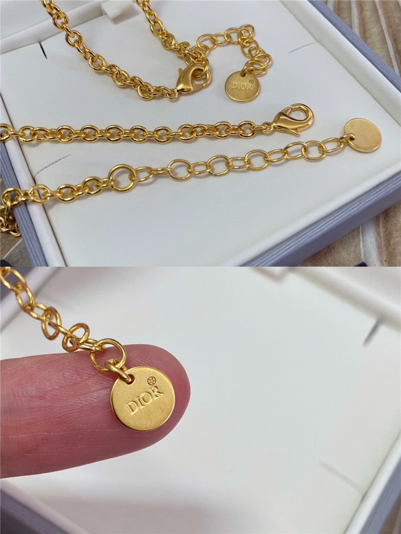 High Quality Luxury Dior Cd Chain Necklace product detail
