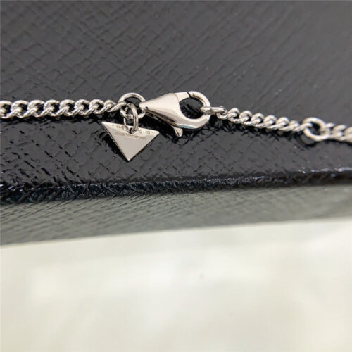 High Quality Luxury Prada Triangle Necklace product detail