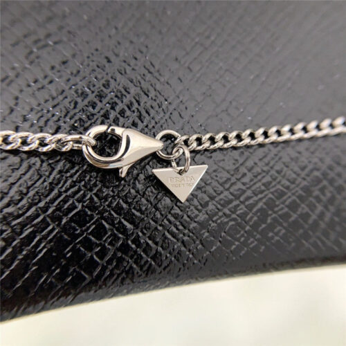 High Quality Luxury Prada Triangle Necklace product detail