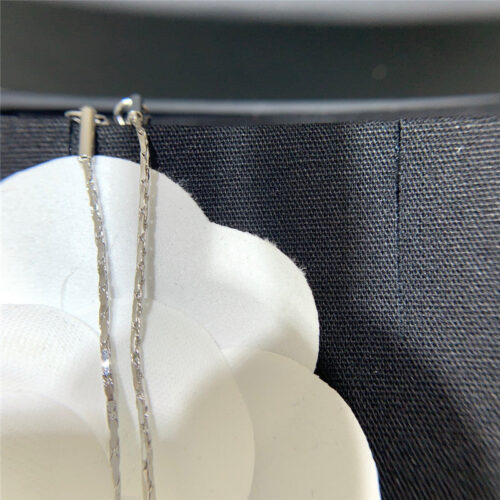 High Quality Luxury Chanel Small Square Grain Necklace product detail