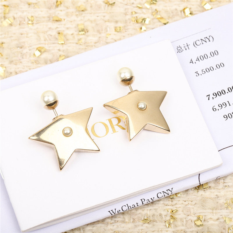 High Quality Luxury Dior Pentagram Earrings product detail