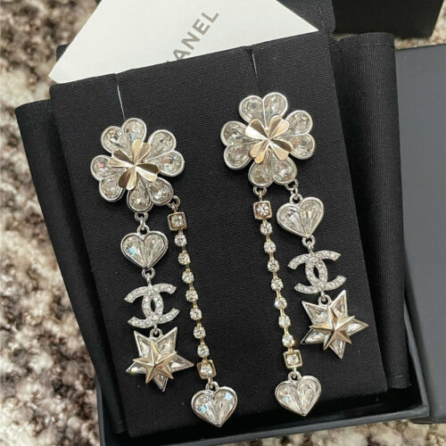 High Quality Luxury Chanel Multi-Element Earrings alternate view