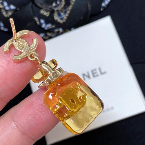 High Quality Luxury Chanel Rock Sugar Perfume Bottle Earrings product detail