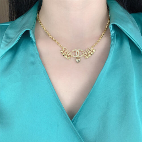 High Quality Luxury Chanel Heart Necklace – Style 50094 product detail