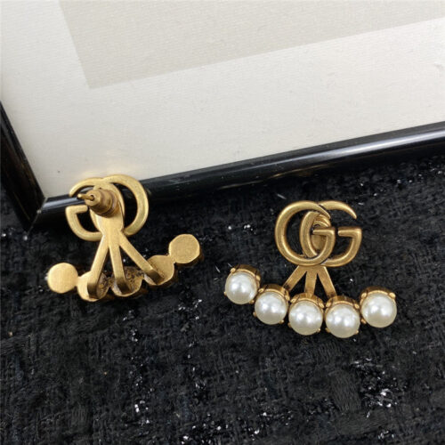 High Quality Luxury Gucci Double G Earrings – Style 50993 product detail